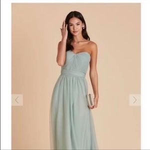 Birdie Grey Sage Green Christina bridesmaid dress